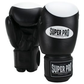 Super Pro Combat Gear Boxer Pro Bokshandschoenen (Zwart/Wit)