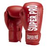 Super Pro Combat Gear Champ (kick)bokshandschoenen (Rood/Wit)