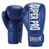 Super Pro Combat Gear Champ (kick)bokshandschoenen (Blauw/Wit)