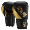 Super Pro Combat Gear ACE (kick)bokshandschoenen Zwart/Goud