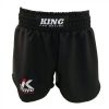 King Pro Boxing kickboksbroekje Stormking Basic (zwart)