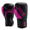 Super Pro Combat Gear ACE (kick)bokshandschoenen Zwart/Roze