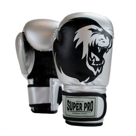 Super Pro Combat Gear Talent (kick)bokshandschoenen Zilver/Zwart