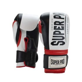 Super Pro Combat Gear (thai)Bokshandschoenen Bruiser Zwart/Rood/Wit