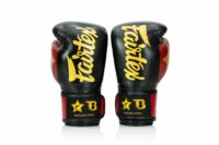 Fairtex X Booster Bokshandschoenen BG V2 (Zwart / Rood / Goudgeel)