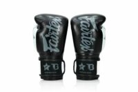 Fairtex X Booster bokshandschoenen BG V2 (Zwart / Metallic Grijs / Wit)