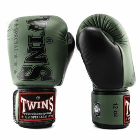 Twins (kick)bokshandschoenen BGVL-8 (Groen / Zwart) - Twins bokshandschoenen