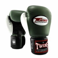 Twins (Kick)bokshandschoenen BGVL-4 (Zwart / Olijf Groen / Wit)<!-- 594980 Booster -->