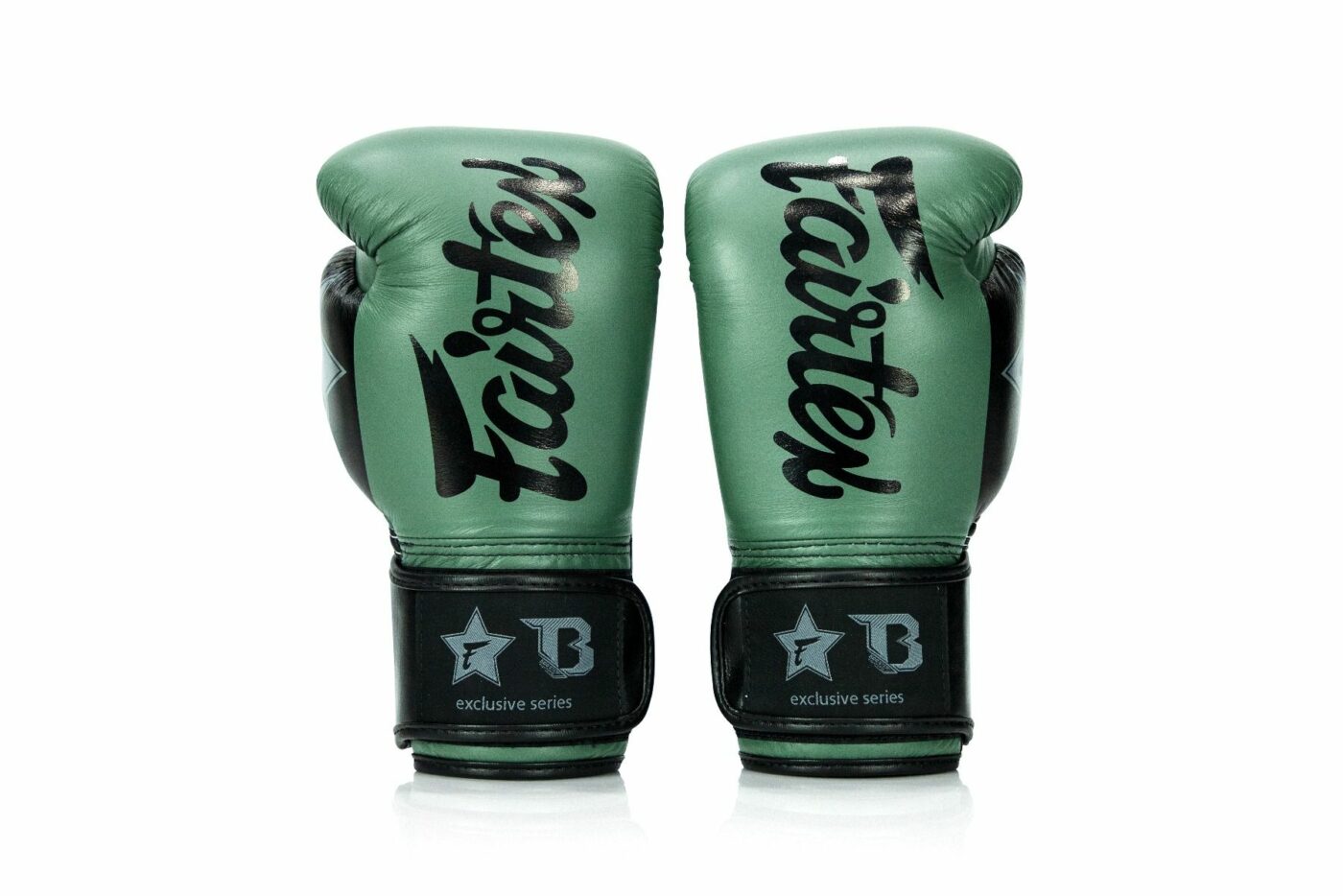 Fairtex X Booster bokshandschoenen BG V2 (Groen / Zwart / Metallic Grijs)