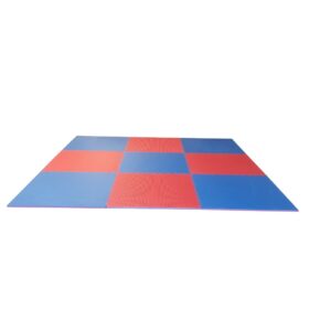 Puzzelmattenset 2 cm. rood/blauw 9 m2 - Tatami matten