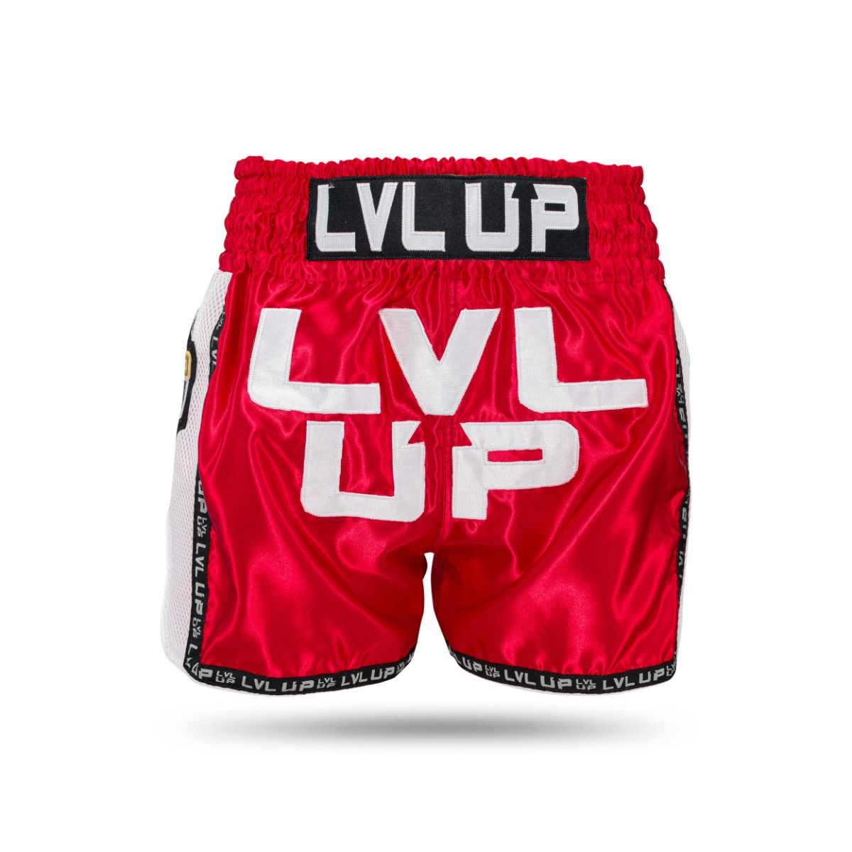 LVL UP kickboks broekje (rood / wit)