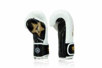 Fairtex X Booster bokshandschoenen FXB BG V2 (Wit / Zwart / Goud / Geel)