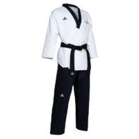 Adidas Poomsae Taekwondopak Heren Donker (Blauw / Wit)