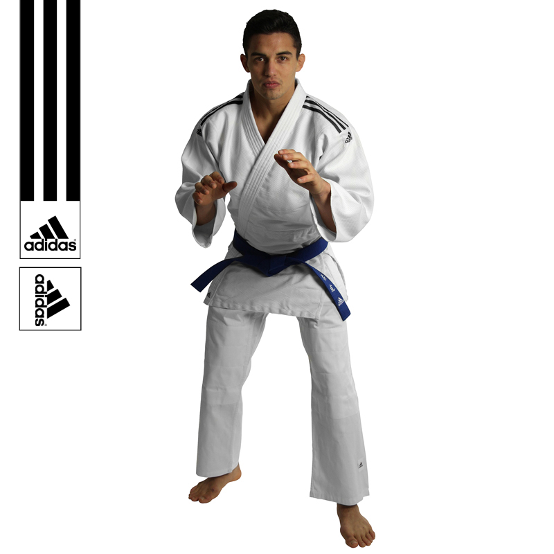 Adidas Judopak J350 Club (Zwart / Wit)