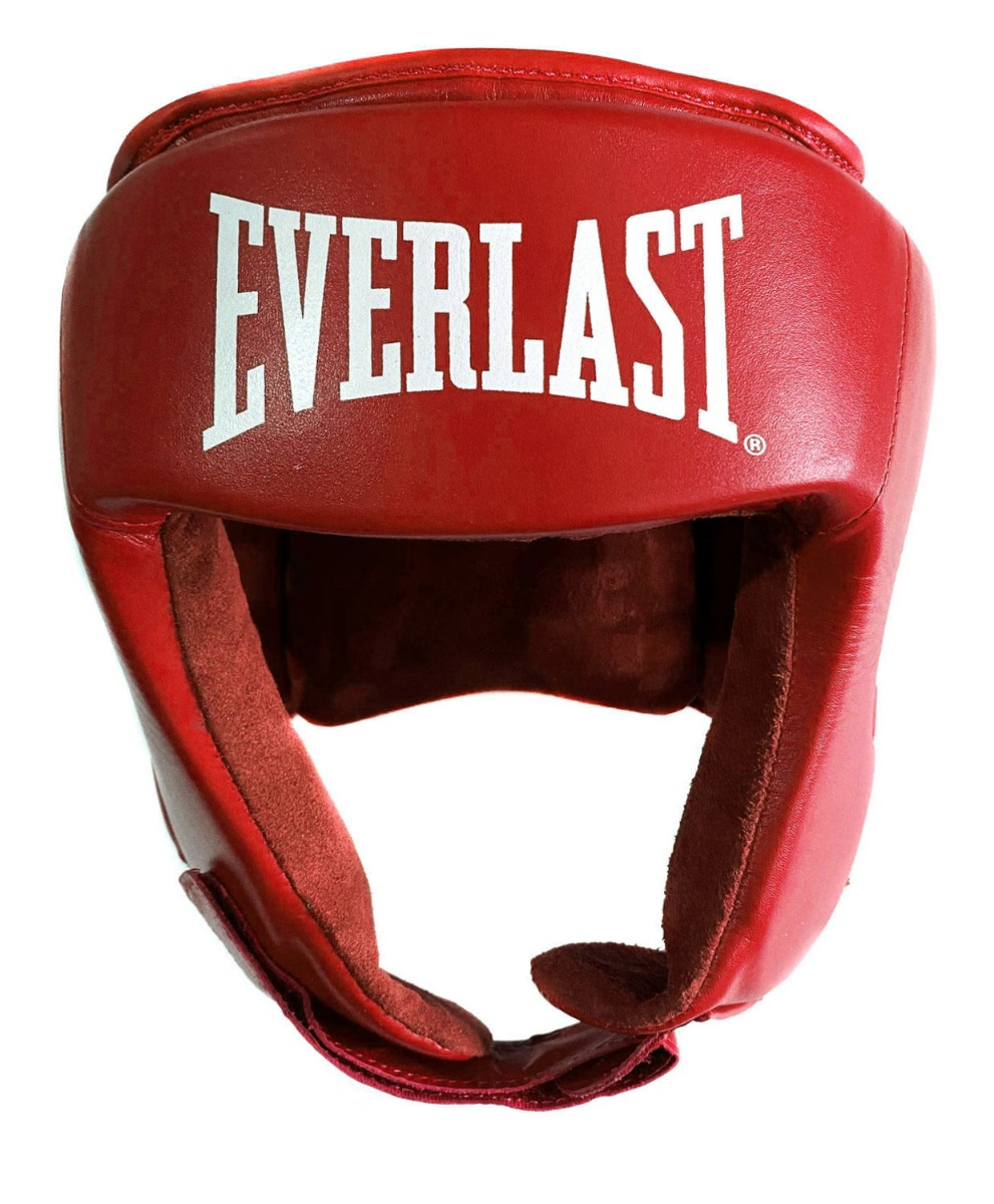 Everlast Amateur Competition Headgear (Rood)