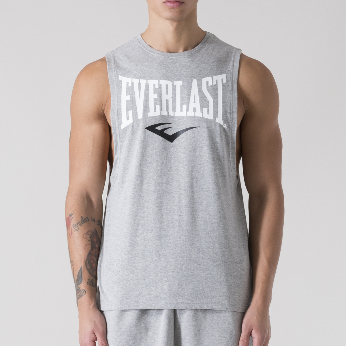 Everlast Logo Tank Top Grijs