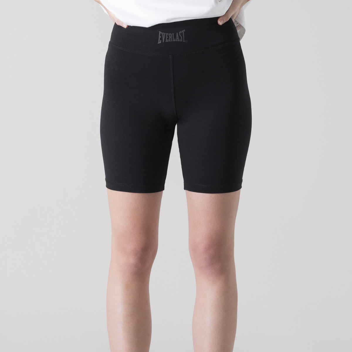 Everlast Cyclist Jersey Stretch Short Logo Zwart