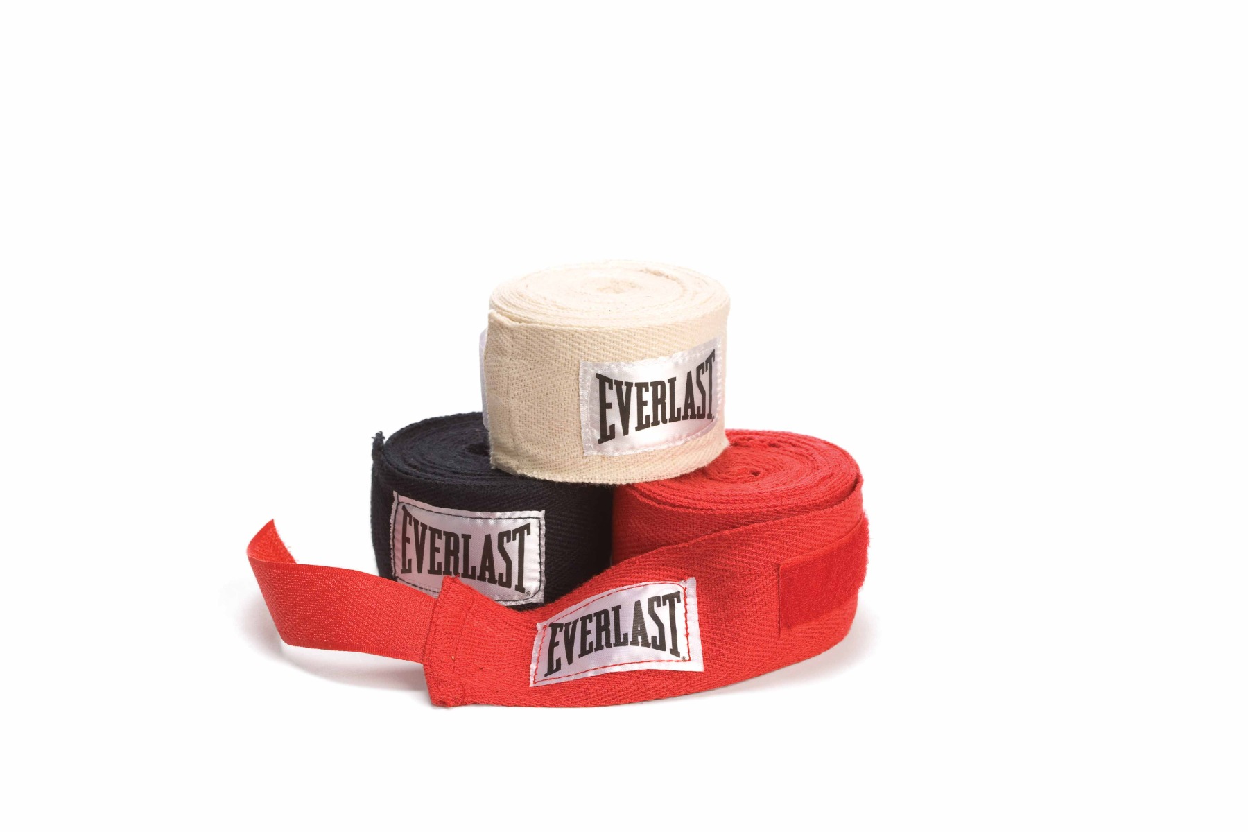 Everlast Core Handwraps 3 Pack (Zwart/Rood/Wit)