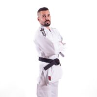 Essimo Judo Wedstrijdpak Slim Fit Wazari - Wit