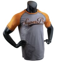 Super Pro Combat Gear T-shirt Sublimatie Challenger , grijs - zwart - oranje