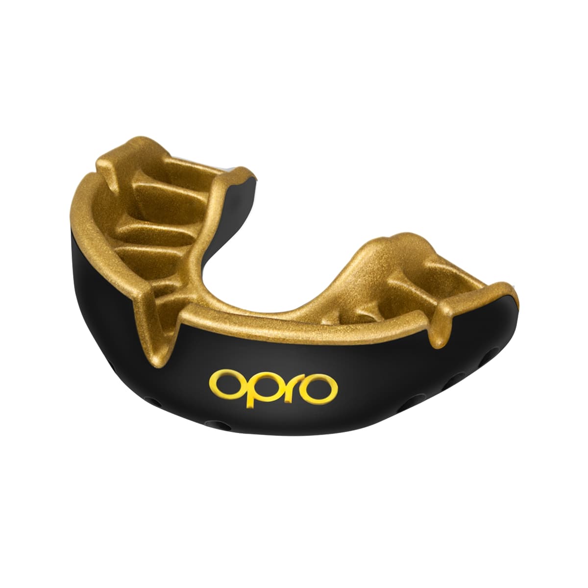 Opro Gebitsbeschermer Self-Fit Gold-Edition V2 Zwart/Goud Junior