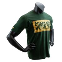 Super Pro Combat Gear T-shirt S.P. Block-logo , goud - groen